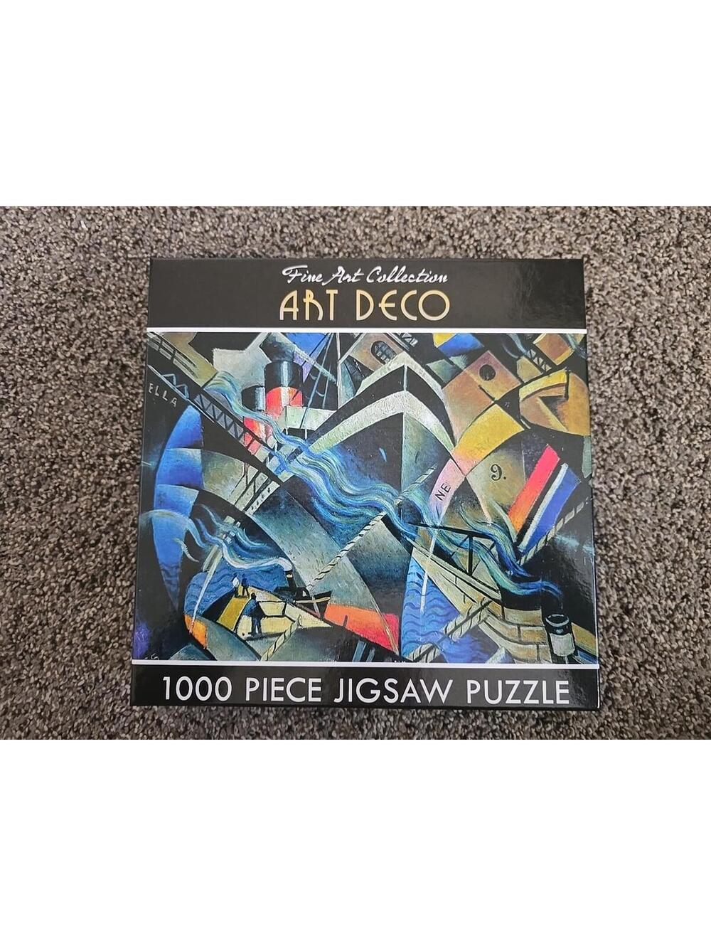 Art Deco The Arrival 1000 Pc Puzzle Nevinson Gifted Stationery